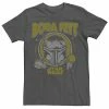 Licensed Character Men's Star Wars Boba Fett Head Shot Tee Charcoal -Licensed Character Shop unnamed file 33487