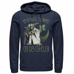 Licensed Character Men's Star Wars Yoda Best Uncle Rebel Logo Hoodie Charcoal Heather -Licensed Character Shop unnamed file 33501