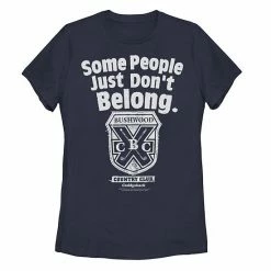 Licensed Character Juniors' Caddyshack Some People Just Don't Belong Country Club Crest Tee Black -Licensed Character Shop unnamed file 33506