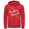 Licensed Character Men's Dinsey Mickey Plus Minnie Mouse Outline Hoodie -Licensed Character Shop unnamed file 3351