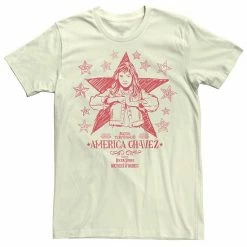 Licensed Character Men's Marvel Doctor Strange Movie 2 America Chavez Portrait Doodle Tee White -Licensed Character Shop unnamed file 33577