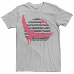 Licensed Character Men's Marvel Falcon And The Winter Soldier Silhouette Logo Tee Black -Licensed Character Shop unnamed file 33614