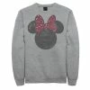 Licensed Character Men's Disney Mickey And Friends Minnie Mouse Silhouette Sweatshirt -Licensed Character Shop unnamed file 3363