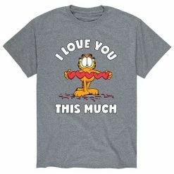 Licensed Character Men's Garfield Love You So Much Tee Green -Licensed Character Shop unnamed file 33634