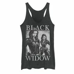 Licensed Character Juniors' Marvel Two Widows Mirror Tank Black -Licensed Character Shop unnamed file 33646