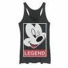 Licensed Character Juniors' Disney Mickey Mouse Legend Winking Portrait Tank Black Heather -Licensed Character Shop unnamed file 33656