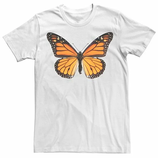 Licensed Character Men's Monarch Photorealistic Tee Light Blue 3 Licensed Character Men's Monarch Photorealistic Tee Light Blue