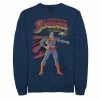 Licensed Character Men's DC Comics Superman Adventures Text Poster Sweatshirt Navy 1 Licensed Character Men's DC Comics Superman Adventures Text Poster Sweatshirt Navy -Licensed Character Shop unnamed file 33677