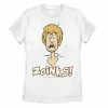 Licensed Character Juniors' Scooby-Doo Shaggy Scared Zoinks Portrait Tee Athletic Heather -Licensed Character Shop unnamed file 33693