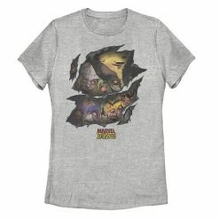 Licensed Character Juniors' Marvel Zombies Ripped Design Graphic Tee Athletic Heather -Licensed Character Shop unnamed file 33697