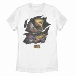 Licensed Character Juniors' Marvel Zombies Ripped Design Graphic Tee Athletic Heather -Licensed Character Shop unnamed file 33698