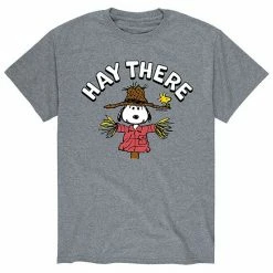 Licensed Character Men's Peanuts Snoopy Scarecrow Tee Grey -Licensed Character Shop unnamed file 3374