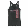 Licensed Character Juniors' Marvel Avenger Faces Tank Top Black Heather -Licensed Character Shop unnamed file 33744