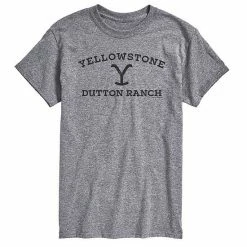 Licensed Character Men's Yellowstone Stone Wild Tee Blue