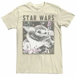 Licensed Character Men's Star Wars The Child Doodle Photo Tee Light Blue -Licensed Character Shop unnamed file 33780