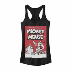 Licensed Character Juniors' Disney Mickey Mouse Musical Retro Comic Tank Black -Licensed Character Shop unnamed file 33786