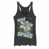 Licensed Character Juniors' Disney Mickey Mouse Give Me Space Astronaut Tank Black Heather -Licensed Character Shop unnamed file 33787