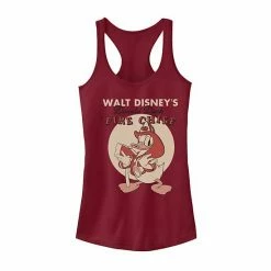 Licensed Character Juniors' Disney Donald Duck Fire Chief Tank Red Heather
