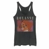 Licensed Character Juniors' Disney A Goofy Movie Roxanne Portrait Tank Black Heather -Licensed Character Shop unnamed file 33796