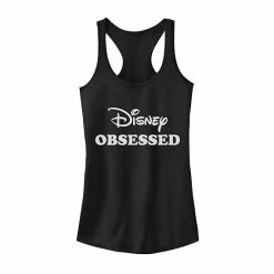 Licensed Character Juniors' Disney Obsessed Tank Black -Licensed Character Shop unnamed file 33801