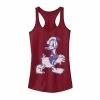 Licensed Character Juniors' Disney Donald Duck Vintage Portrait Sketch Tank Red Heather -Licensed Character Shop unnamed file 33823