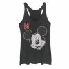 Licensed Character Juniors' Disney Mickey Mouse Varsity Letter Face Tank Black Heather -Licensed Character Shop unnamed file 33847