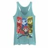 Licensed Character Juniors' Marvel Black Widow Action Stance Colorful Portrait Panels Tank Top Royal Heather -Licensed Character Shop unnamed file 33880