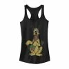 Licensed Character Juniors' Disney's Pluto Christmas Style Portrait Tank Top Black Heather -Licensed Character Shop unnamed file 33889