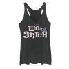 Licensed Character Juniors' Disney Lilo & Stitch Classic Logo Stitch Graphic Tank Black -Licensed Character Shop unnamed file 33895