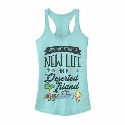 Licensed Character Juniors' Animal Crossing New Horizons "Why Not Start A New Life" Tank Top Cancun