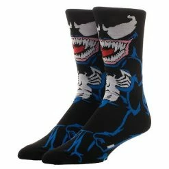Licensed Character Men's Marvel Venom Crew Socks