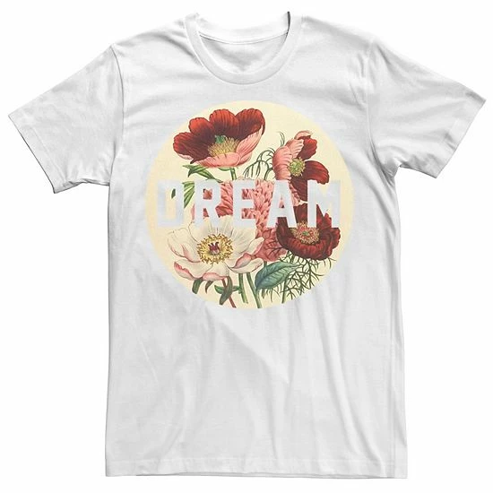 Licensed Character Men's Dream Circle Flower Fill Tee Light Blue 4 Licensed Character Men's Dream Circle Flower Fill Tee Light Blue - Image 2