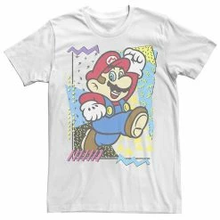 Licensed Character Men's Nintendo 90s Design Graphic Tee Light Blue -Licensed Character Shop unnamed file 33987