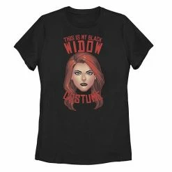 Licensed Character Juniors' Marvel "This Is My Black Widow Costume" Tee -Licensed Character Shop unnamed file 34000