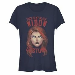 Licensed Character Juniors' Marvel "This Is My Black Widow Costume" Tee -Licensed Character Shop unnamed file 34001