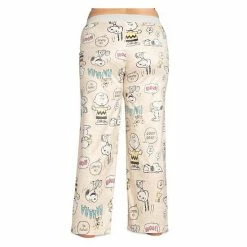 Licensed Character Plus Size Peanuts Fleece Pajama Pants -Licensed Character Shop unnamed file 3402