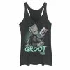 Licensed Character Juniors Marvel Guardians Vol. 2 Baby Groot Neon Tape Tank Black Heather -Licensed Character Shop unnamed file 34047