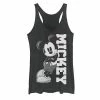Licensed Character Juniors' Disney Mickey Mouse Leaning On Name Tank Black Heather 2 Licensed Character Juniors' Disney Mickey Mouse Leaning On Name Tank Black Heather -Licensed Character Shop unnamed file 34053