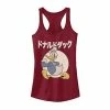 Licensed Character Juniors' Disney Donald Duck Kanji Circle Portrait Tank Red Heather -Licensed Character Shop unnamed file 34056