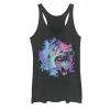 Licensed Character Juniors' Disney Alice In Wonderland Neon Forest Silhouette Tank Black Heather -Licensed Character Shop unnamed file 34068