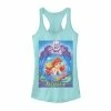 Licensed Character Juniors' Disney's The Little Mermaid Ariel & Ursula Tank Top Gray Heather