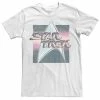 Licensed Character Men's Star Trek The Original Series Vintage Distressed Logo Tee White -Licensed Character Shop unnamed file 34095