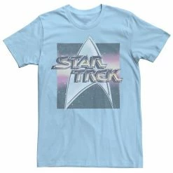 Licensed Character Men's Star Trek The Original Series Vintage Distressed Logo Tee White -Licensed Character Shop unnamed file 34097