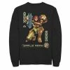Licensed Character Men's Nintendo Nintendo Metriod Samus Aran Kneel Blaster Detailed Graphic Fleece Pullover Charcoal Heather -Licensed Character Shop unnamed file 34098