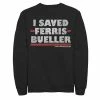 Licensed Character Men's I Saved Ferris Bueller Sweatshirt Charcoal Heather -Licensed Character Shop unnamed file 34105