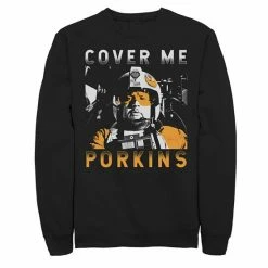 Licensed Character Men's Star Wars Cover Me, Porkins Sweatshirt Black -Licensed Character Shop unnamed file 34116