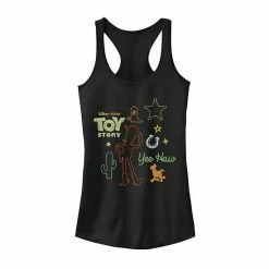 Licensed Character Juniors' Disney Pixar Toy Story Woody Yee Haw Tank Top Scarlet -Licensed Character Shop unnamed file 34120