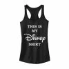 Licensed Character Juniors' Disney This Is My Disney Shirt Tank Black -Licensed Character Shop unnamed file 34121