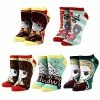 Licensed Character Women's Harry Potter 5-Pair Pack Ankle Socks -Licensed Character Shop unnamed file 3414