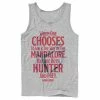Licensed Character Men's Star Wars The Mandalorian You Are Both Hunter And Prey Tank Athletic Heather -Licensed Character Shop unnamed file 34149